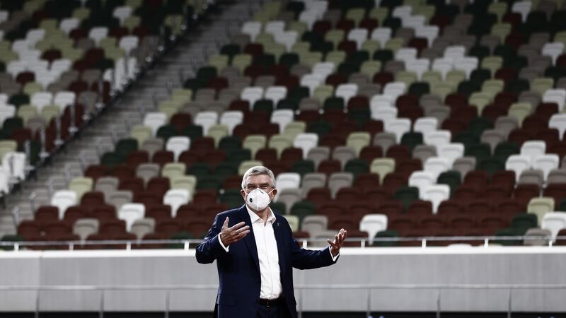 Thomas Bach, International Olympic Committee president: “Humankind currently finds itself in a dark tunnel. These Olympic Games Tokyo 2020 can be a light at the end of this tunnel.” Photograph:  Behrouz Mehri-Pool/Getty Images
