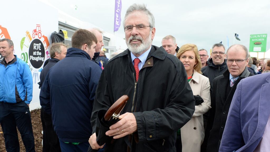 Sinn Féin President Gerry Adams told the Dáil chamber “my teddy bears are virgins”. Photograph: Eric Luke