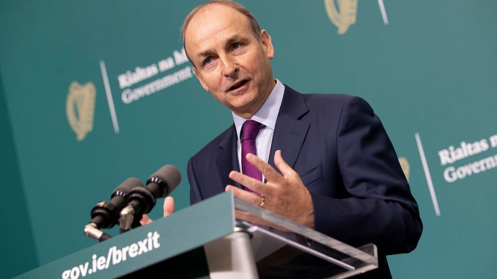 Taoiseach Micheál Martin said there would be “significant conditions attached” to how pubs reopen and that being in a pub would be a “far different experience”. Photograph: Julien Behal Photography/PA Wire