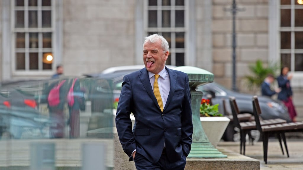 Independent TD Finian McGrath at Leinster House for the return of the Dail following the Christmas recess. Photograph: Eric Luke / The Irish Times