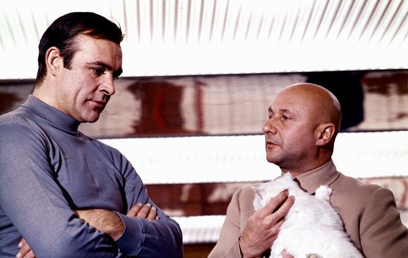 You Only Live Twice: Sean Connery and Donald Pleasence. Photograph: MGM