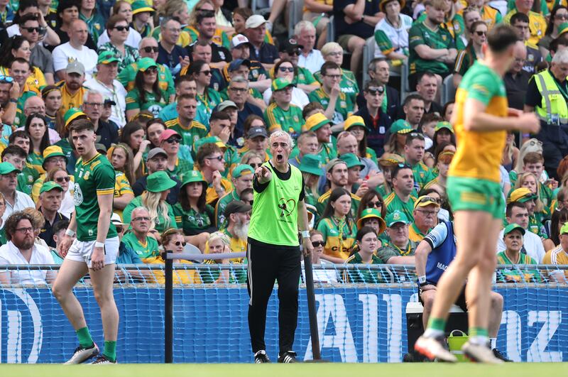 Donegal manager Jim McGuinness will have worked through every possibility with his players. Photograph: Bryan Keane/Inpho