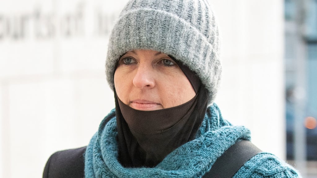 Lisa Smith arriving at the Special Criminal Court on Tuesday. Photograph: Collins Courts