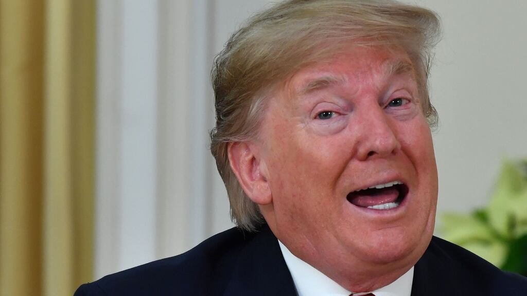 US President Donald Trump: “The China trade deal is dependent on one thing: Do I want to make it?”Photograph: AFP via Getty Images