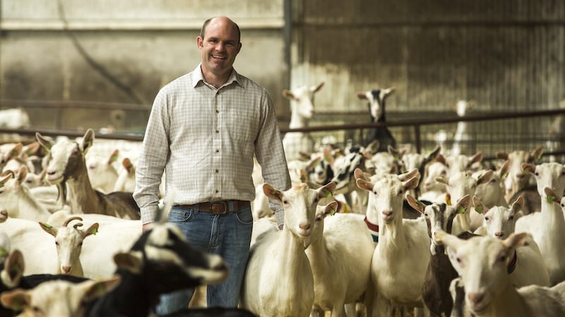 Goat farmer Michael Finegan of Mullagha Farm, producer of Boyne Valley cheese