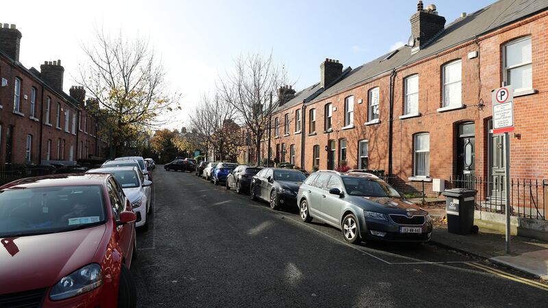 Redbrick houses on Elmwood Avenue Lower. Property is expensive in the area, but the occasional bargain can be found. Photograph: Nick Bradshaw