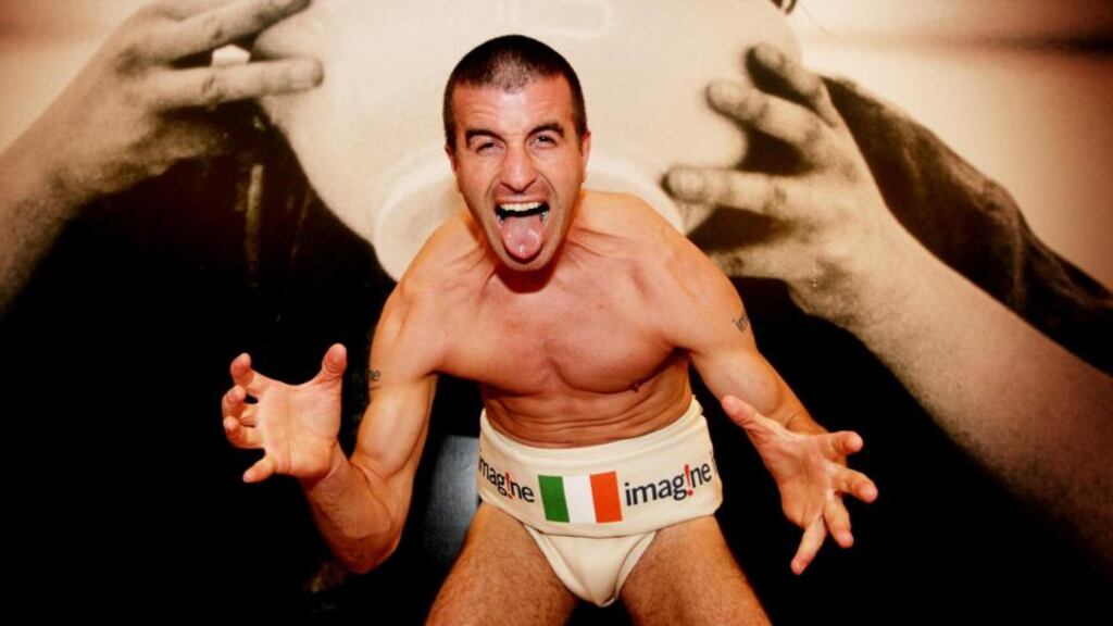 Fasten your seatbelt: Colin Carroll, the former solicitor who uses the pseudonym Louis La Roc, also tried a career as a sumo wrestler