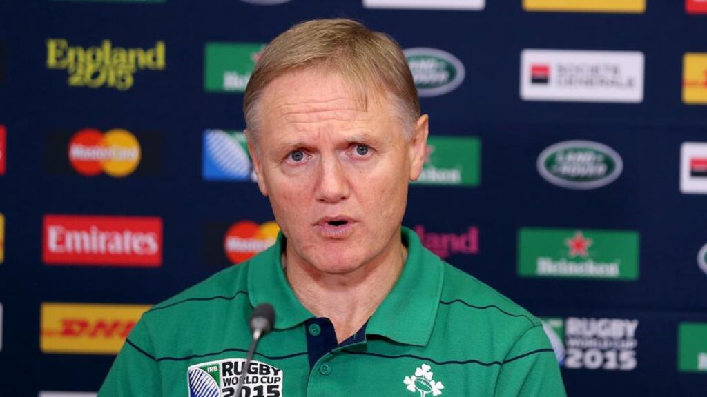 Ireland head coach Joe Schmidt will be glad to have got first win under belt. Photograph: Dan Sheridan/Inpho