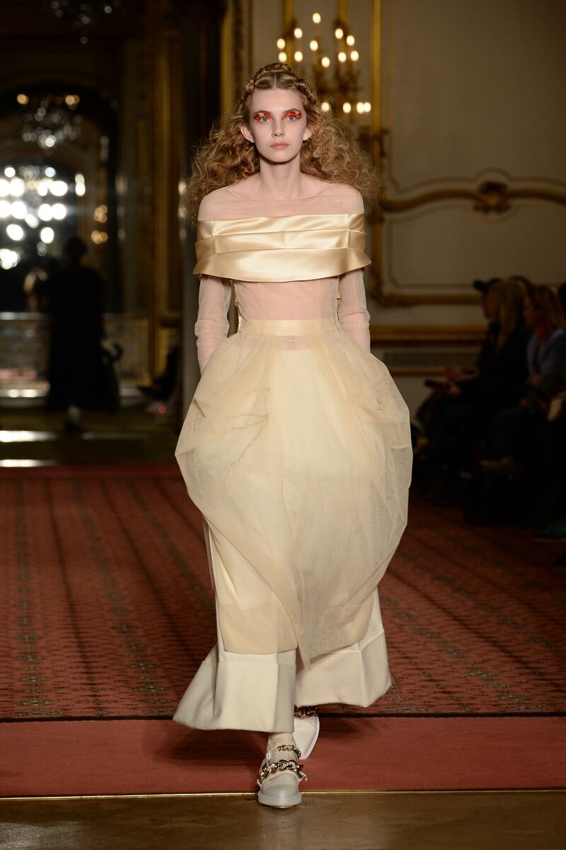 Simone Rocha at London Fashion Week. Photograph: Eamonn McCormack/BFC/Getty Images