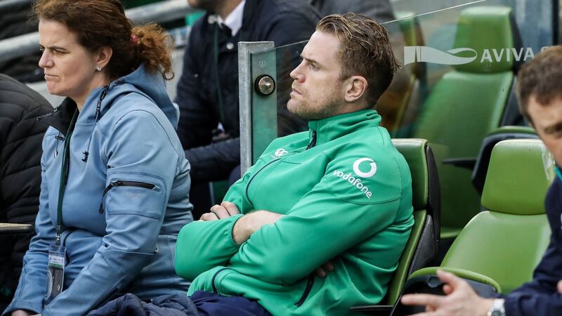 Jamie Heaslip:   He finished five caps shy of a century for Ireland, although reaches that figure when one includes his five Lions Tests. Photograph: Billy Stickland/Inpho
