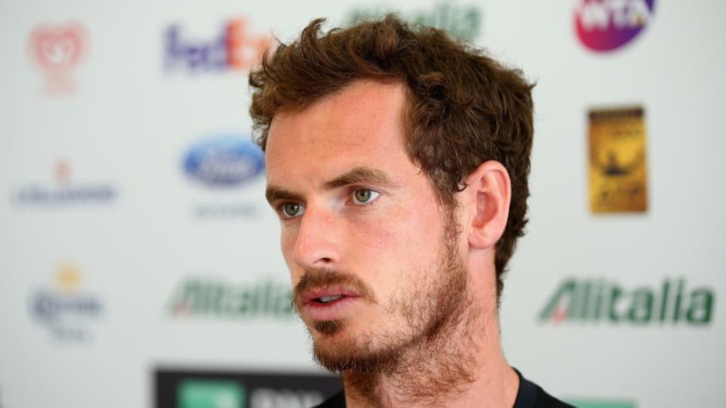 Andy Murray has pulled out of the Rome Masters. Photograph: Getty