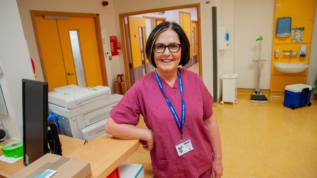 Berni O’Sullivan ICU Clinical Nurse Manager, Cork University Hospital pictured after receiving one of the first doses of the Covid 19 vaccine. Photograph Daragh Mc Sweeney/Provision