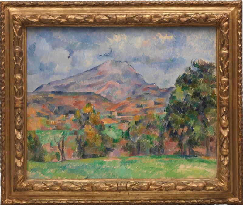 'La Montagne Sainte-Victoire' by French artist Paul Cezanne. Photograph: Christie’s/Courtesy of the Paul G Allen Estate/AP