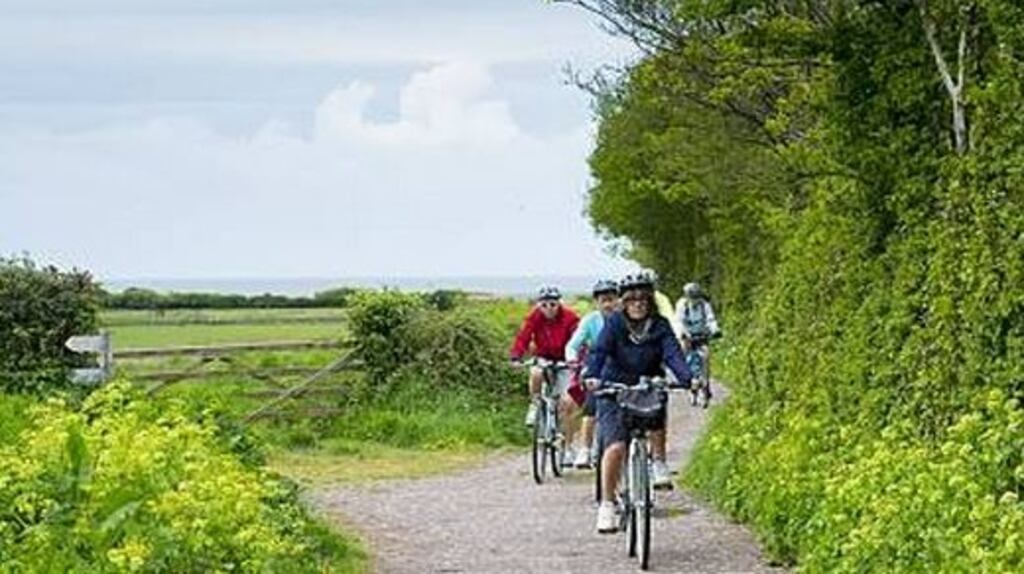 A new Fáilte Ireland brand will promote “slow tourism” including walking, cycling and boating routes along an area through the midlands from south Ulster to north Munster. File photograph: Getty Images
