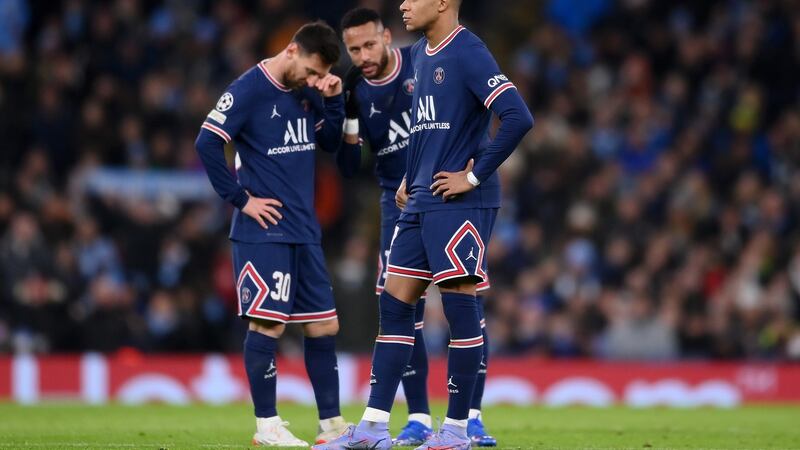 The addition of Lionel Messi hasn’t sparked PSG as expected. Photograph: Laurence Griffiths/Getty