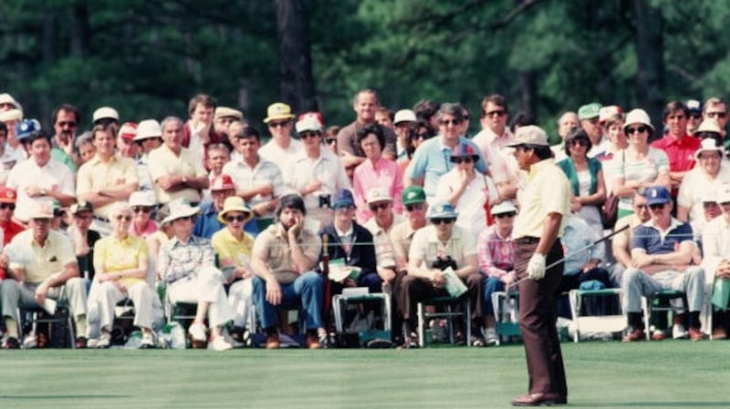 Lee Trevino rebounded from a missed cut at the Masters the previous week  to win the 1981 Tournament of Champions. Photograph: Augusta National/Getty Images