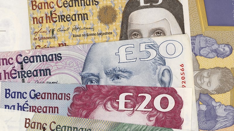 By the end of 2002, 90 per cent of Irish pounds had been withdrawn. Photograph: Thinkstock