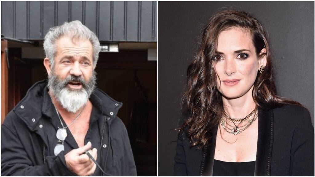 Mel Gibson has denied Winona Ryder’s allegation that he made homophobic and anti-semitic comments to her at a party. Photograph composite: Cathal Burke/Vipireland.com/Getty