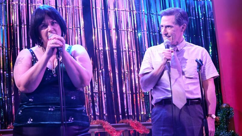 Ruth JOnes and Rob Brydon in Gavin & Stacey Christmas Special