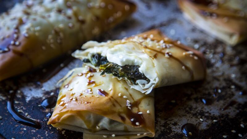 Eleni’s spinach & feta filo pastry pies
