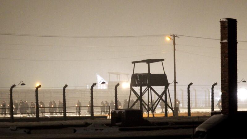 World leaders visit  Auschwitz   with remaining survivors