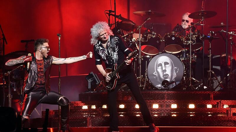 Queen & Adam Lambert: at Marlay Park. Photograph: Michael Loccisano/Getty