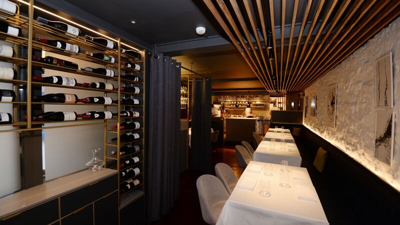 Archive photograph of the dining room at Liath in Blackrock. Photograph: Alan Betson