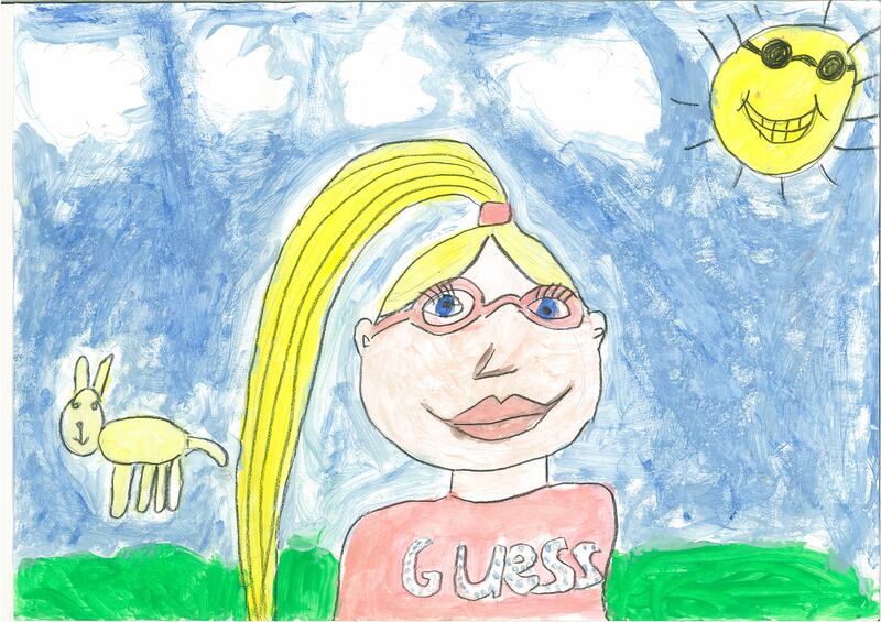 Ann Connors (9) from St Fintan's National School, Taghmon, Co. Wexford for ‘My Future is Bright’.