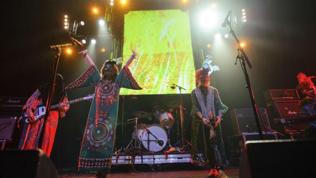 Showcase: the Iceland Airwaves festival, where acts have included Goat (above), has boosted the country’s music industry and lengthened its tourism season. Photograph: Matthew Eisman/Getty