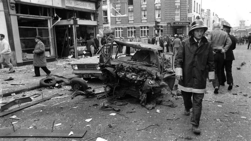 Nothing to celebrate: after the Talbot Street bombing of 1974. Photograph: Hulton/Getty