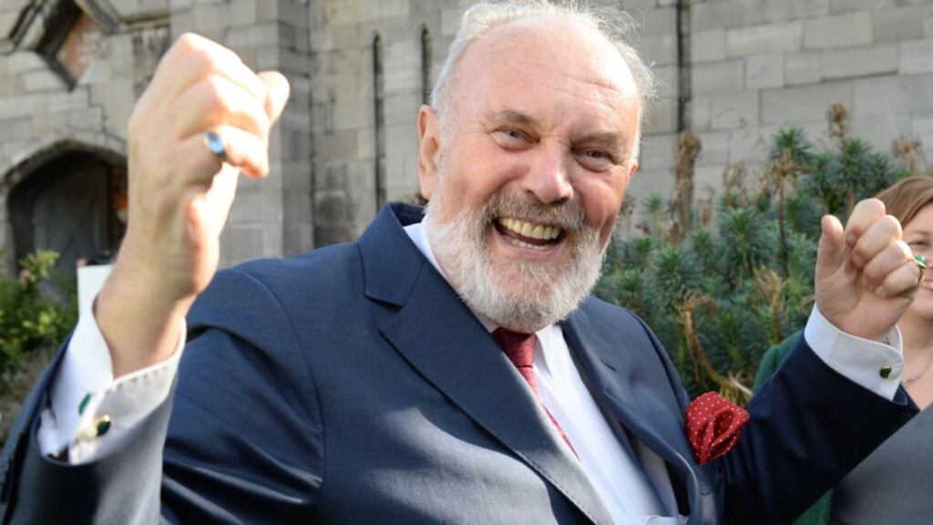 Senator David Norris: “Nothing could demonstrate more clearly that the Government proposes to invade these seats.” Photograph: Dara Mac Dónaill