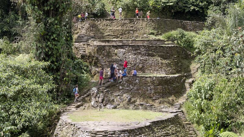 The Ciudad Perdida is a 13th-14th century pre-Colombian city,   discovered in 1975 by tomb raiders. Photograph: Thierry Tronnel/Corbis via Getty Images