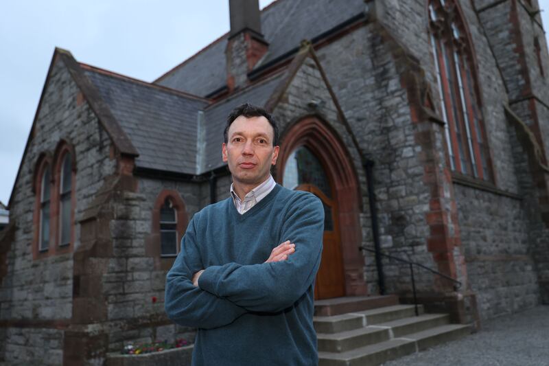 Professor Sam McConkey at the Clontarf and Scots Presbyterian Church, Dublin. Photograph: Nick Bradshaw/ The Irish Times
