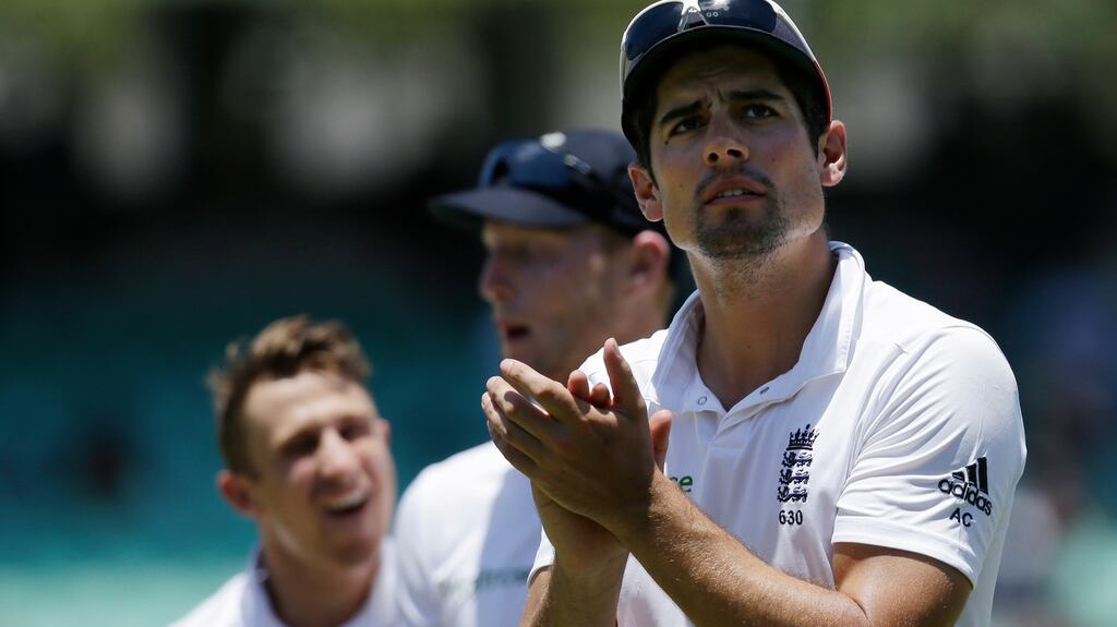 England captain Alastair Cook: was critical of having two days of rest between Test matches when ICC recommends a minimum of three. Photograph: Themba Hadebe/AP Photo