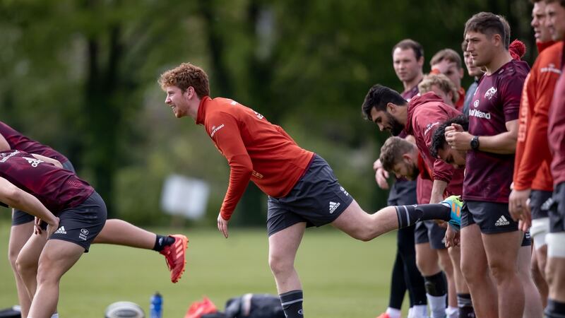 Munster outhalf Ben Healy has played in more games (16) this season than any other provincial academy prospect. Photograph: Morgan Treacy/Inpho
