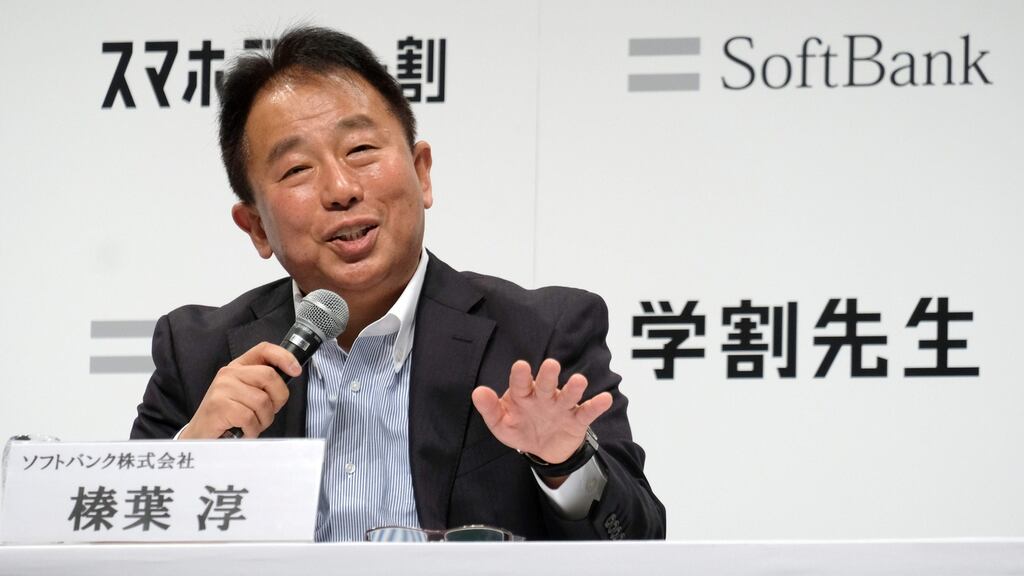 Softbank Corp COO, Jun Shimba. Photograph: Kazuhiro Nogi/Getty