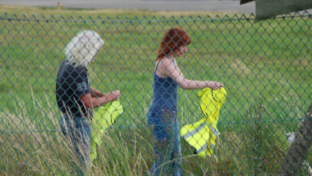TDs Mick Wallace and Clare Daly have been arrested after attempting to search two planes at Shannon airport which they believed are being by the US military. Photograph: PA handout from Shannon Watch