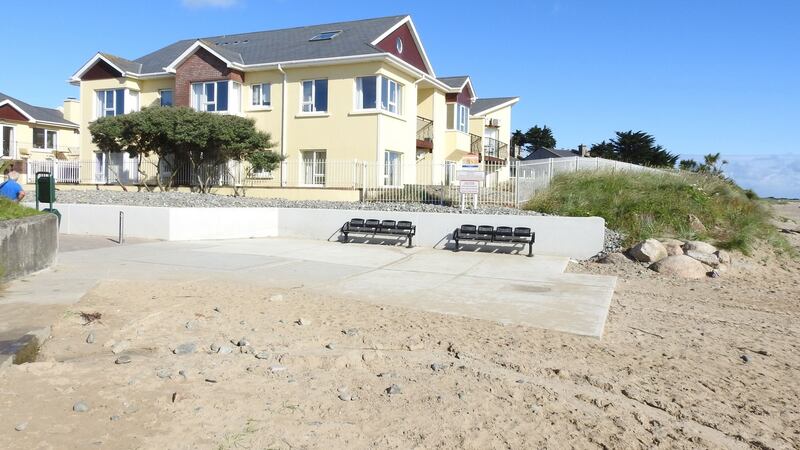 1 Silver Strands: a two-bedroom ground-floor apartment in walk-in condition overlooks the beach and is asking €250,000