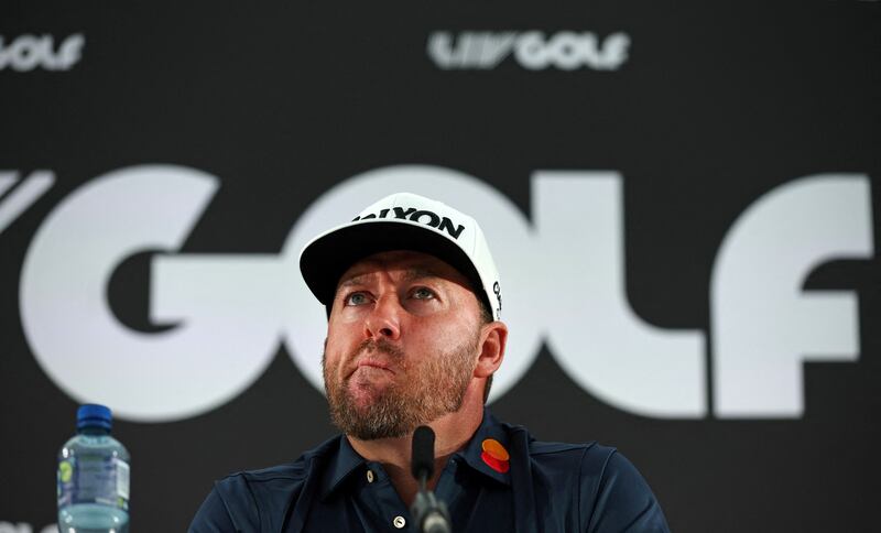 Northern Ireland golfer Graeme McDowell, who joined the Saudi Arabia-funded LIV Golf tour in 2022. Photograph: Adrian Dennis/AFP/Getty