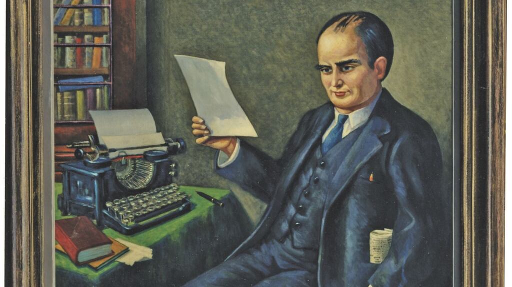 Pseudonymous clowning: Flann O’Brien/ Myles na gCopaleen by his brother Michael Ó Nuallain. (Collection of Boston College USA)