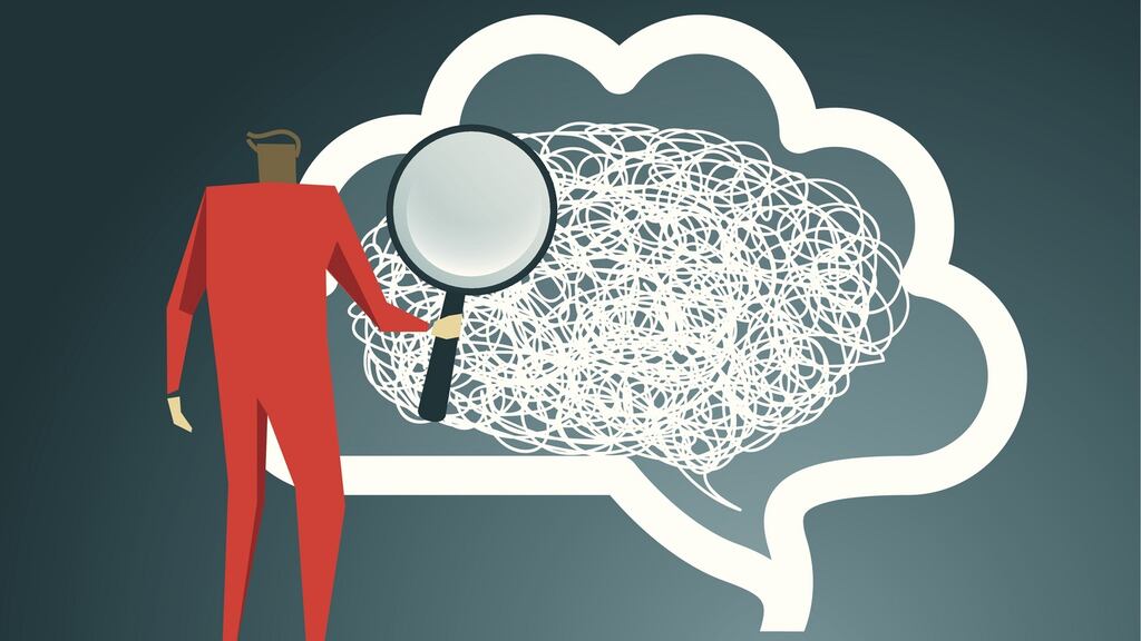 About 94 per cent of us have intrusive thoughts, but it only becomes OCD when it is having a detrimental and distressing effect. Photograph: iStock