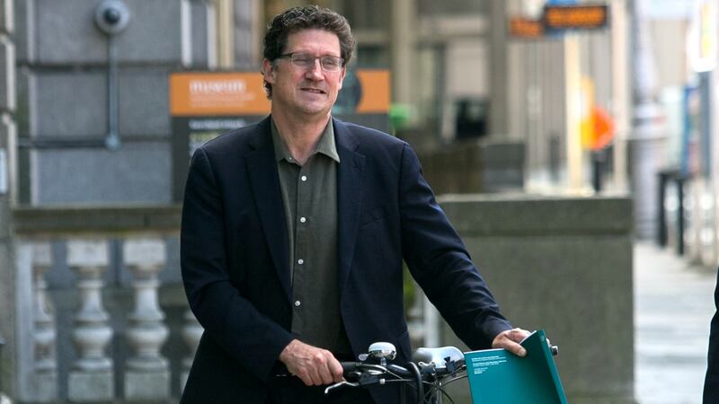 Green leader Eamon Ryan said the next government must ‘get the deficit back in line’ but only after a period of significant public investment after the economic crash caused by coronavirus. Photograph: Gareth Chaney/Collins