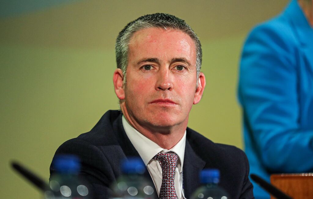 Damien English announced his resignation after it emerged he gave incorrect information to Meath County Council in a planning application to build a house: 'This was wrong, not up to the standard required and I apologise for doing so.' Photograph: Damien Storan