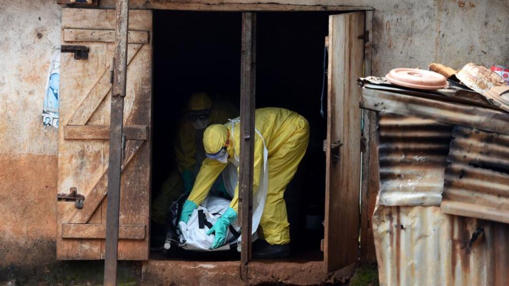 Undocumented losses may have slowed the country’s emergency response to the Ebola outbreak and may have led to unnecessary loss of life, the auditor’s report said. Photograph: Francisco Leong/AFP/Getty Images