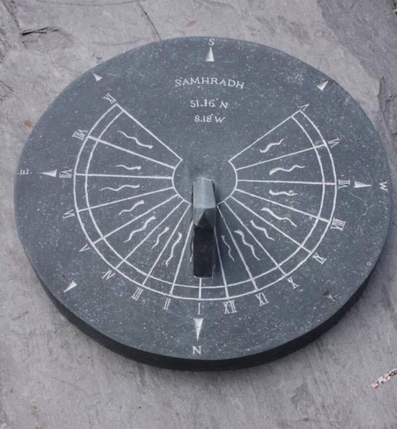 Hand-carved Limestone Sundial from Cork-based Kilcoe Studios – from €300