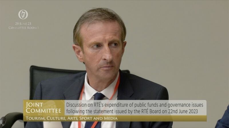 RTÉ's chief financial officer, Richard Collins, says he 'took comfort' knowing that payments made to Ryan Tubridy were approved by director general Dee Forbes