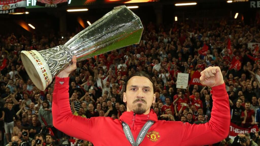 Zlatan Ibrahimovic says he will return to Manchester United to finish what he started. Photo: John Peters/Man Utd via Getty Images