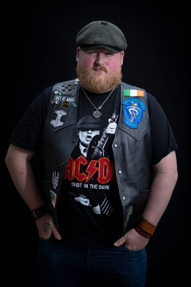 Philip Keegan from Clara, Co Offaly at the AC/DC gig.
Photo: Tom Honan for The Irish Times