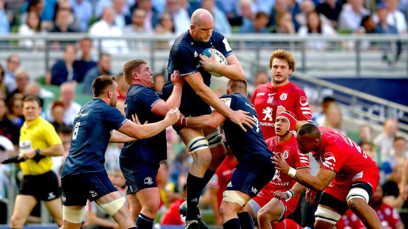 Devin Toner tops the charts for Leinster with 26 lineout win in this year’s Heineken Champions Cup. Photograph: James Crombie/Inpho