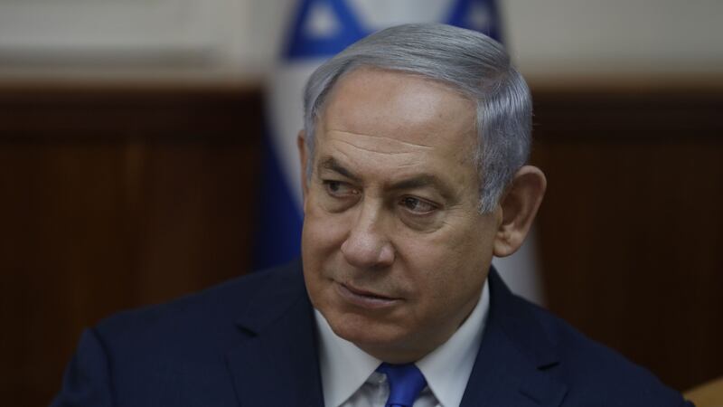 Israeli prime minister Binyamin Netanyahu, who has publicly backed Viktor Orban’s criticisms of George Soror’s Open Society Foundations. Photograph: Ronen Zvulun/AFP/Getty Images